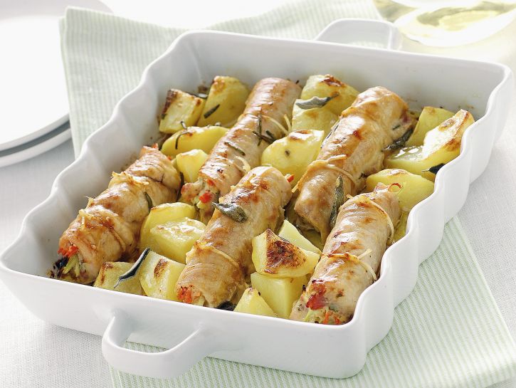 involtini-di-tacchino-al-forno preparazione