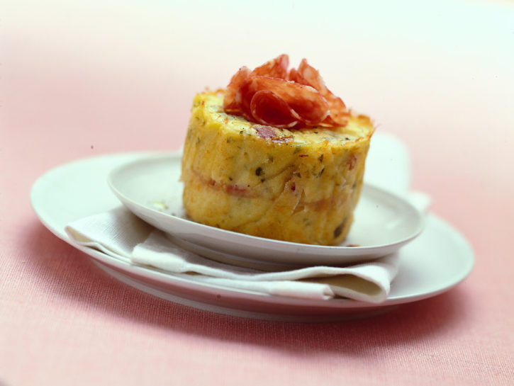 Mini gattò di patate con farcia filante