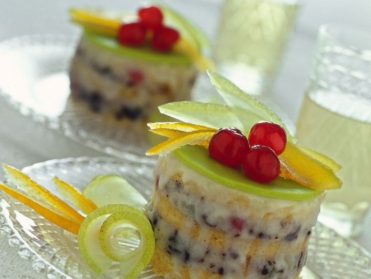 Piccole cassate di pandoro