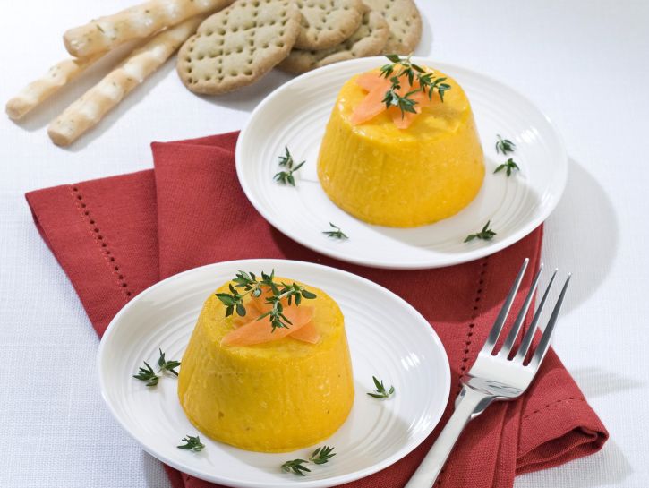 Piccoli flan di carote