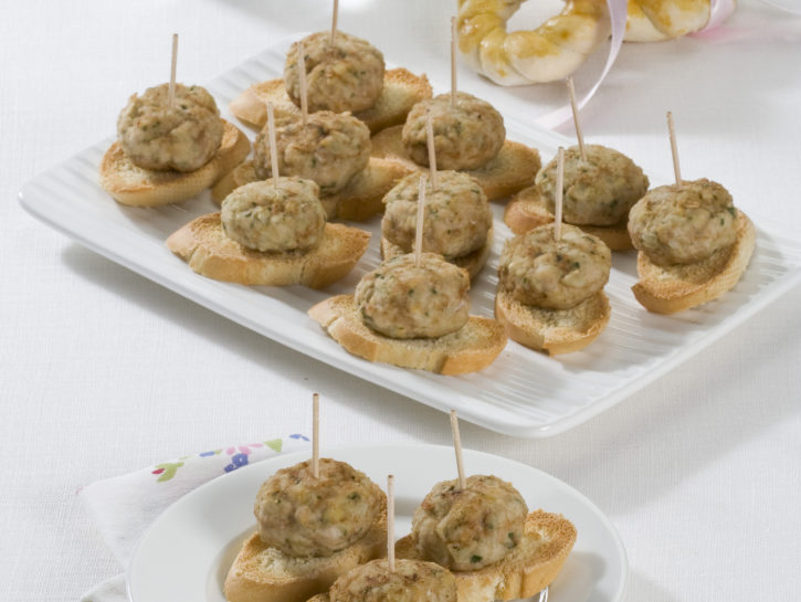 Polpettine di vitello ai carciofi