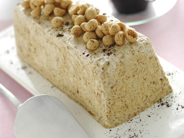 Semifreddo al caffè con amaretti