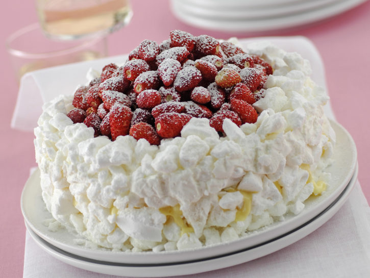 Trionfo di crema e fragole
