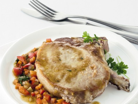 Braciole di maiale all'aceto balsamico