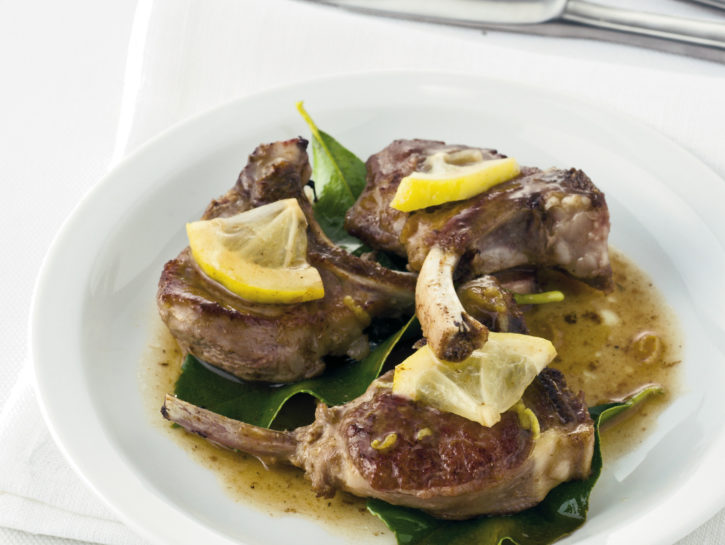 Costolettine di agnello al limone