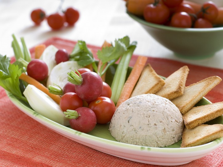 Mousse di tonno con crudité