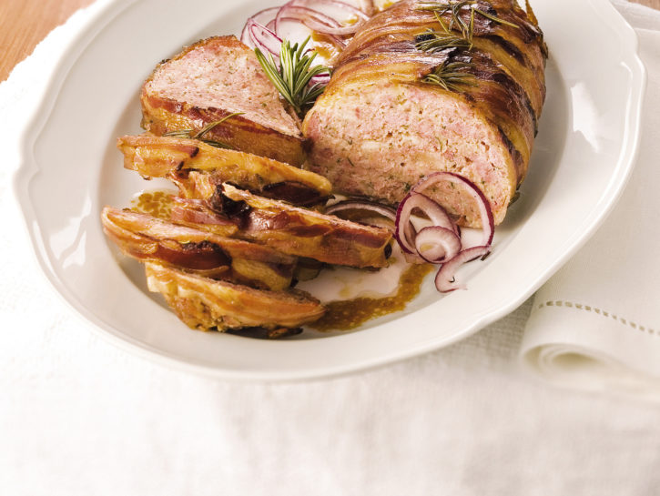 Tronchetto di carne al bacon