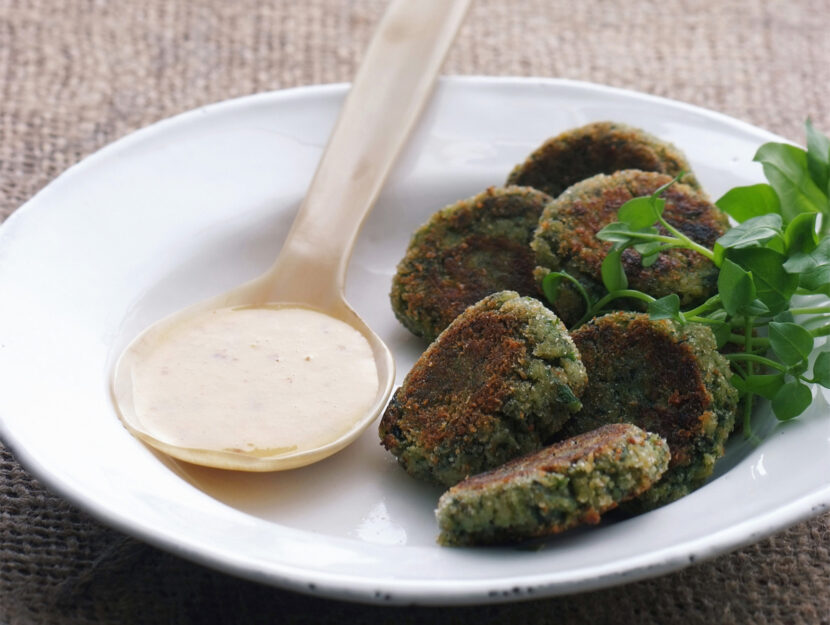 Polpette di papavero e patate con zabaione