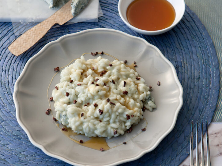 Risotto miele e gorgonzola