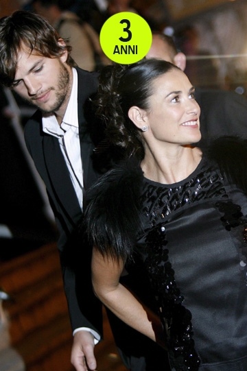 Ashton Kutcher e Demi Moore