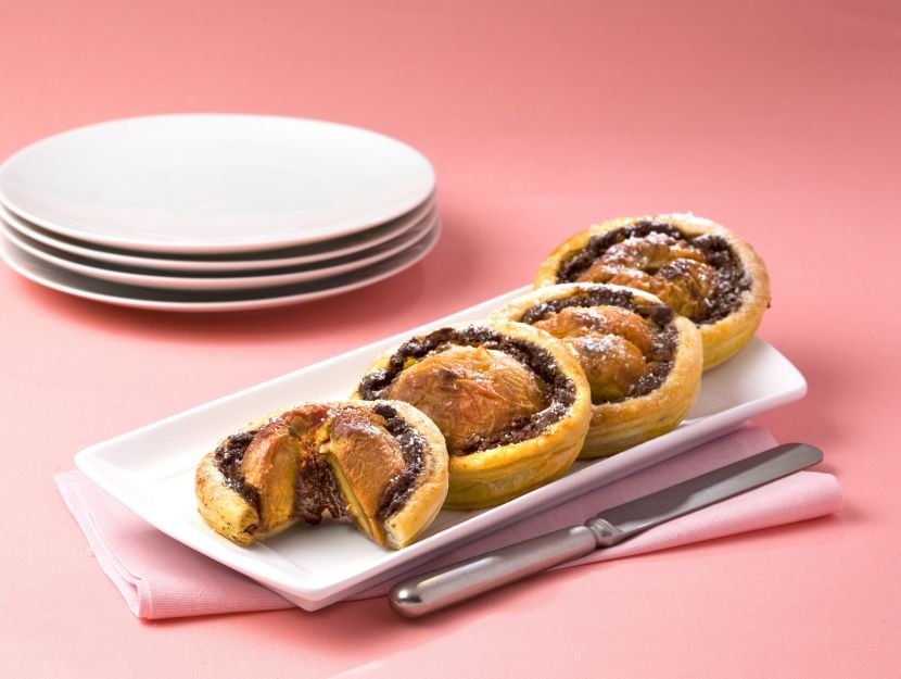 pesche-ripiene-in-cestini-di-sfoglia preparazione