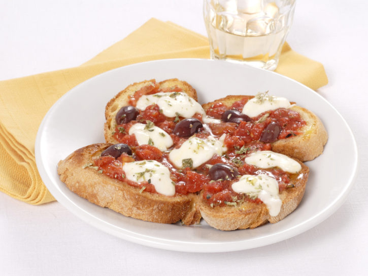 Crostoni alla mediterranea