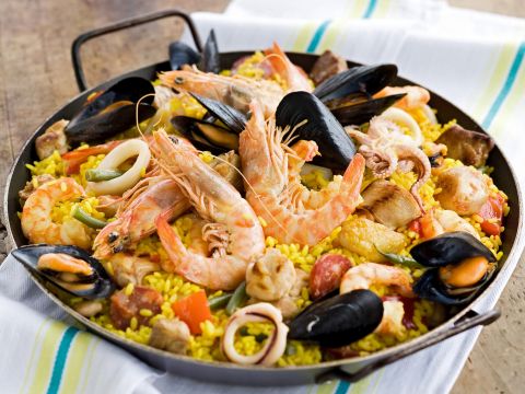 Paella piccante alla valenciana