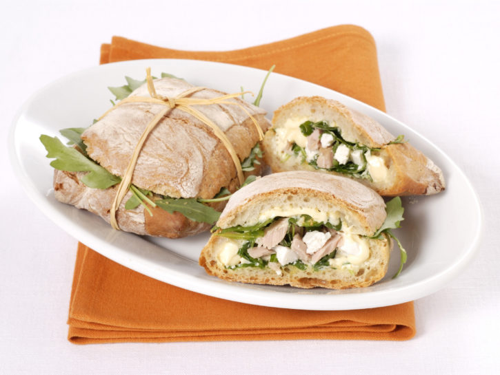 Sandwich farciti al tonno