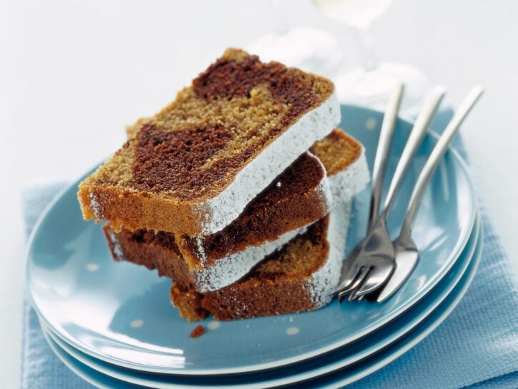 Plumcake marmorizzato bicolore