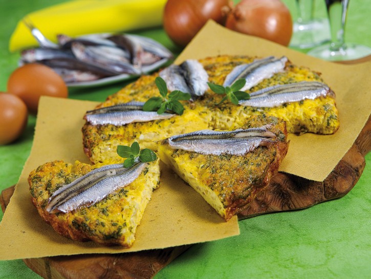 frittata-al-forno-con-le-acciughe step