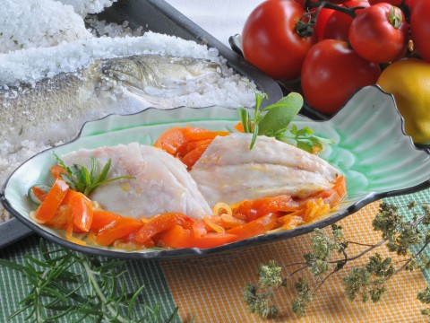 Spigola al sale