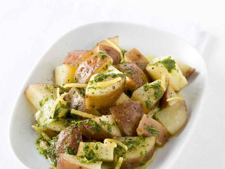 Patate rosse al limone