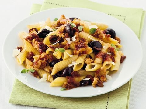 Penne tacchino e olive