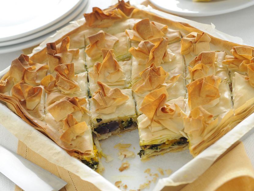 pie-di-zucca-con-spinaci-e-feta immagine