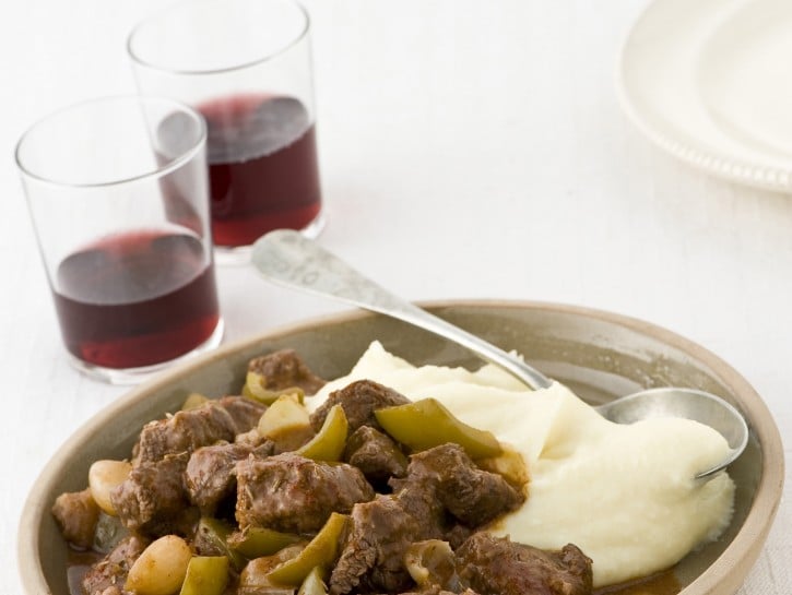 ricetta gulasch-con-pure
