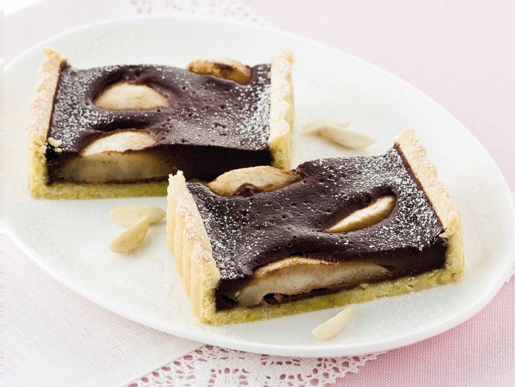 Crostata di pere e cioccolato