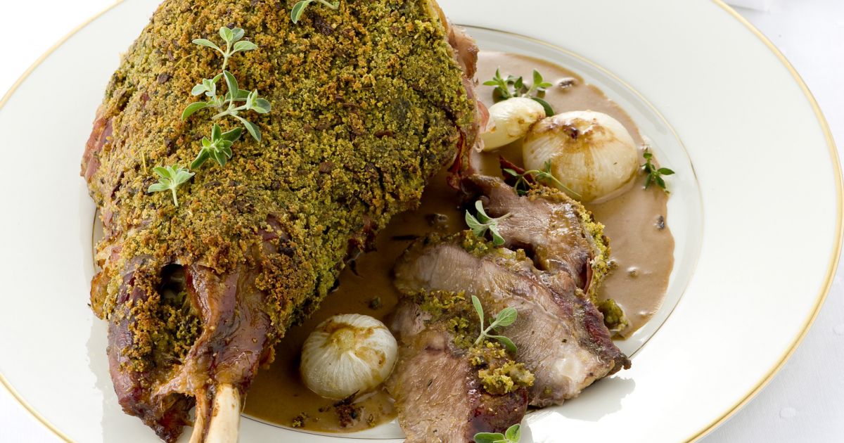 Ricetta Cosciotto di agnello in crosta di pane - Donna Moderna