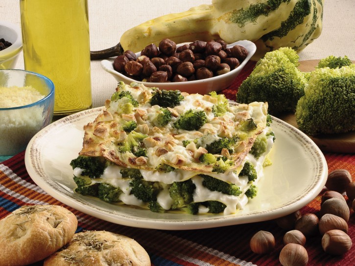 Lasagne verdi con i broccoli