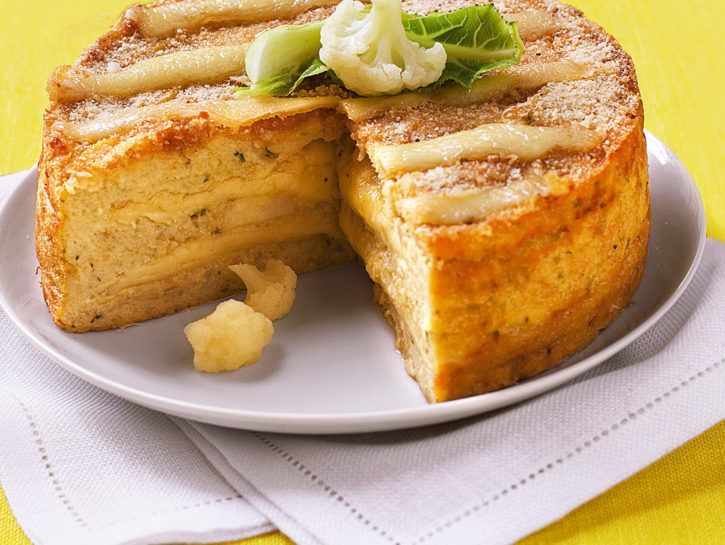 Sformato di cavolfiore e formaggio