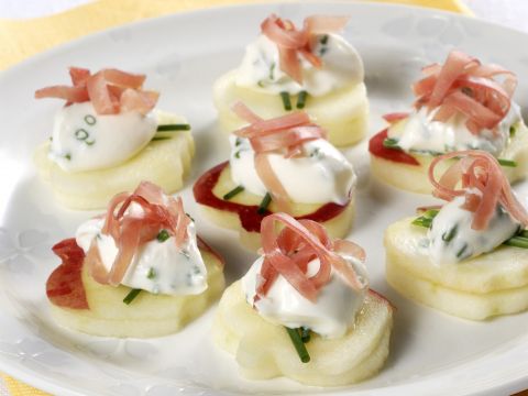Meline con speck e formaggio