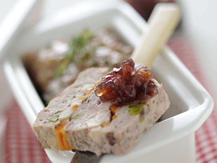 Terrina di coniglio e pistacchi