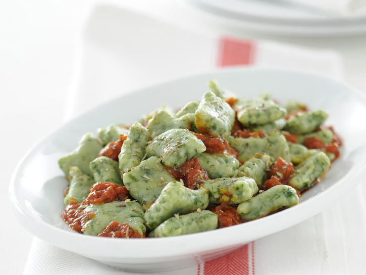 Gnocchi verdi provenzali o busca de can