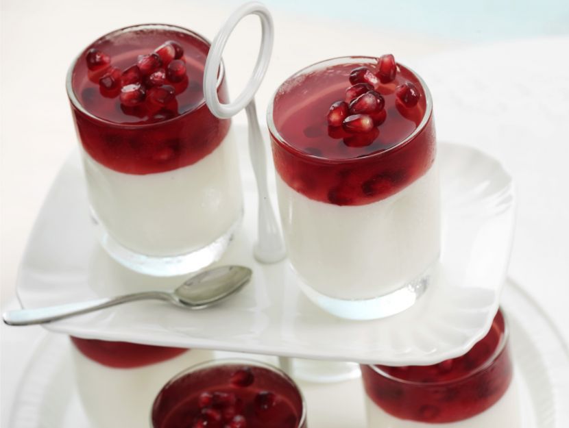 panna-cotta-alla-melagrana ricetta