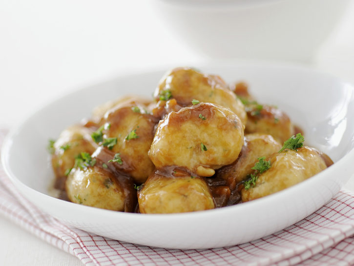Potato dumplings irlandesi