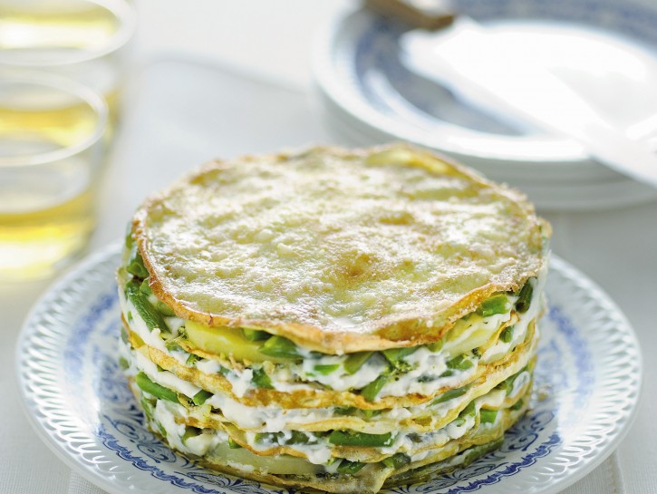 tortino-di-crespelle-al-pesto ricetta