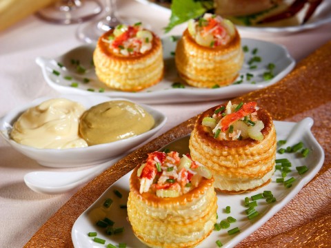 Vol-au-vent al granchio