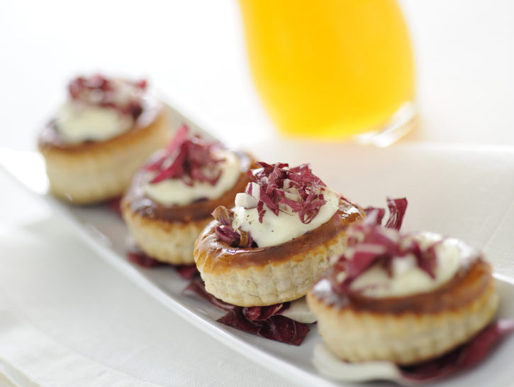 Vol au vent al radicchio trevigiano