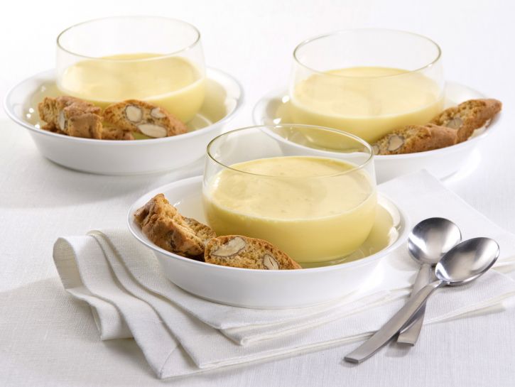 Crema soffice di zabaione al vin santo