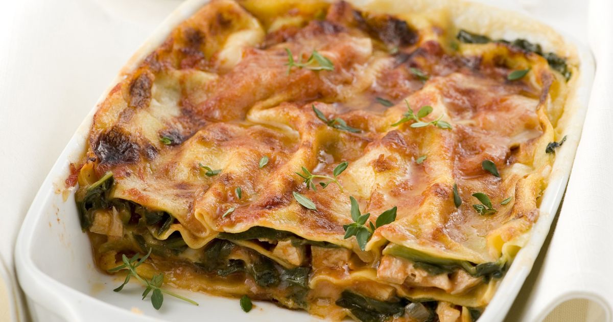 Ricetta Lasagne con carne e spinaci Donna Moderna