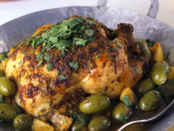 Pollo alle olive verdi e limone