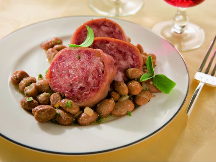 Zampone e fagioli