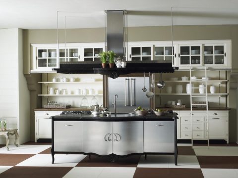 10 cucine retrò con un cuore hi-tech