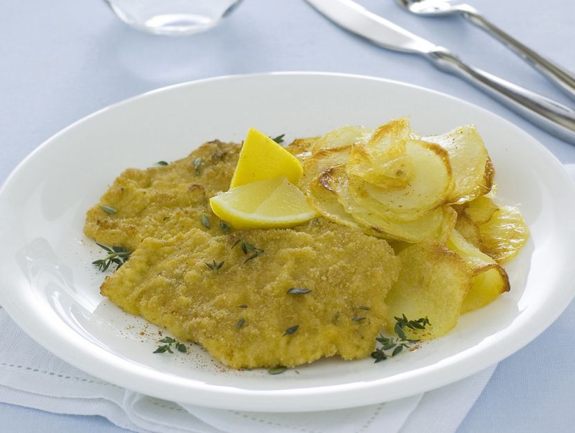 cotoletta-e-patate preparazione