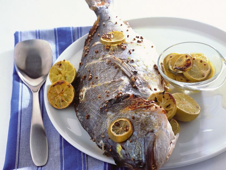 Orata al lime e coriandolo