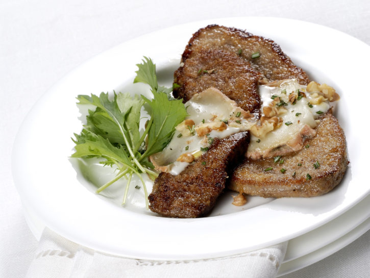 Scaloppine di fegato al taleggio