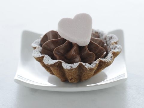 Tartellette con crema ganache
