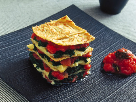 Tortine salate di crepes di quinoa