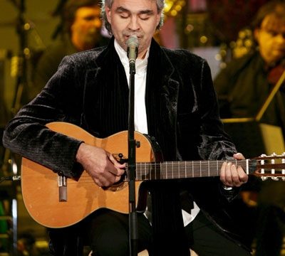 Andrea Bocelli, concerto per l'Abruzzo al Colosseo