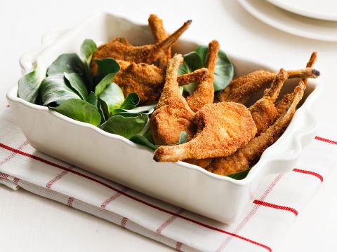 Costolette impanate e fritte