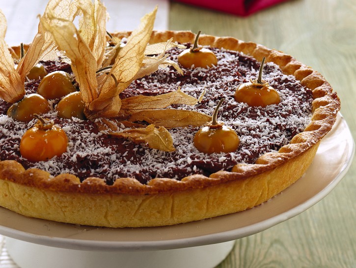 Ricetta Crostata Con Crema Di Cioccolato E Cocco Donna Moderna